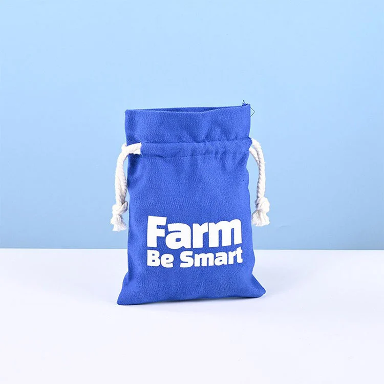 Cadeau canvas tas met trekkoord