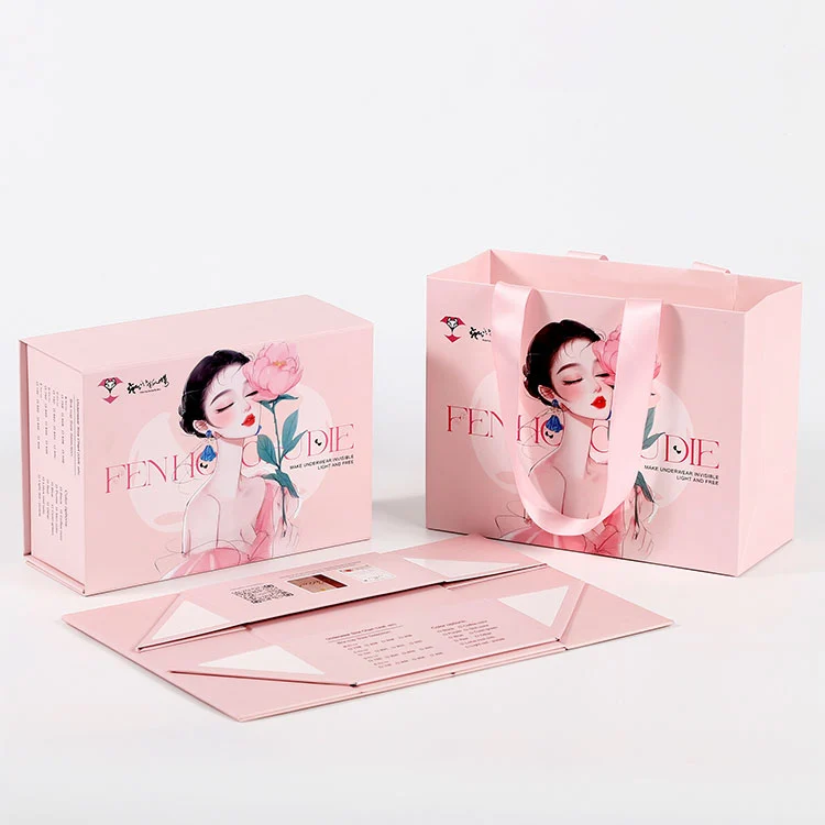 Geschenkverpakking van kraftpapier